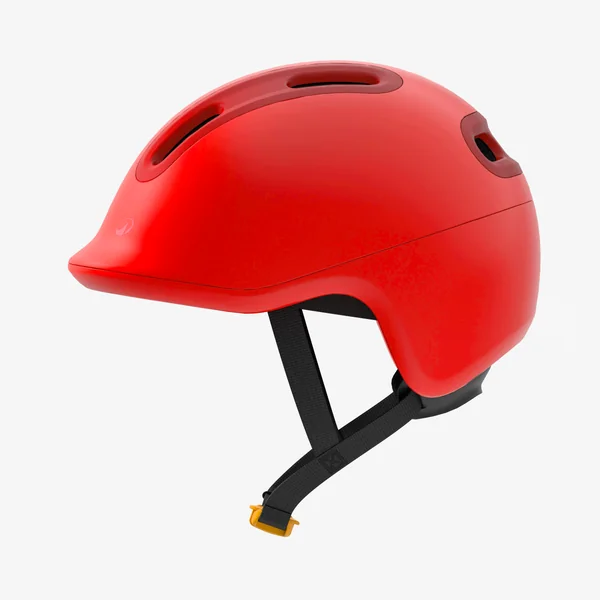 Casque velo enfant 47-55 cm, play 500 rouge
