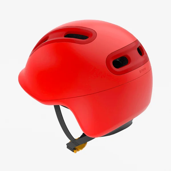 Casque velo enfant 47-55 cm, play 500 rouge