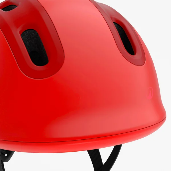 Casque velo enfant 47-55 cm, play 500 rouge