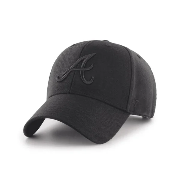 Casquette 47 BRAND Mlb Atlanta Braves Mvp Snapback Noir