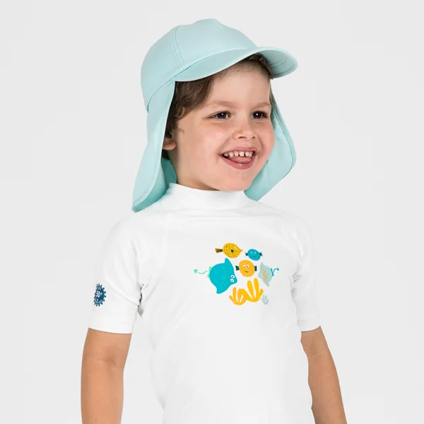 Casquette anti UV Bébé - Menthe