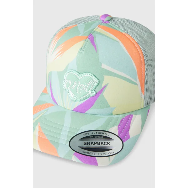 Casquette O'Neill Summer Camp Trucker | Green Wmns Tropicana