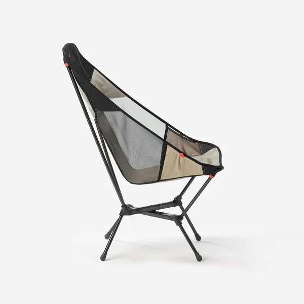 Chaise basse de camping, ultra compacte et avec dossier haut, 500 L
