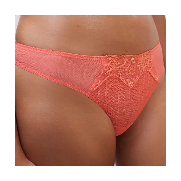 Chantelle Cabaret Sauvage corail slip