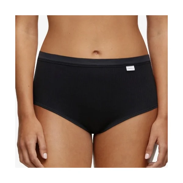Chantelle Cotton Comfort noir haut slip