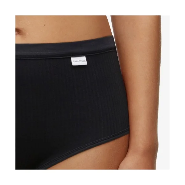Chantelle Cotton Comfort noir haut slip