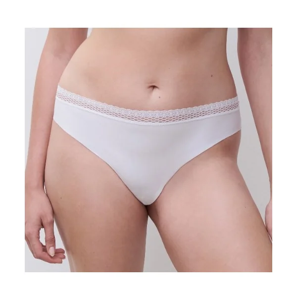 Chantelle Cozy Chic blanc slip brésilien