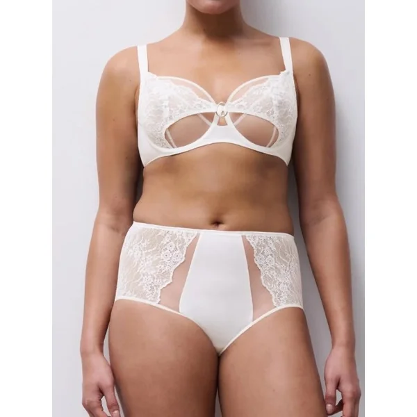 Chantelle Crush blanc haut slip