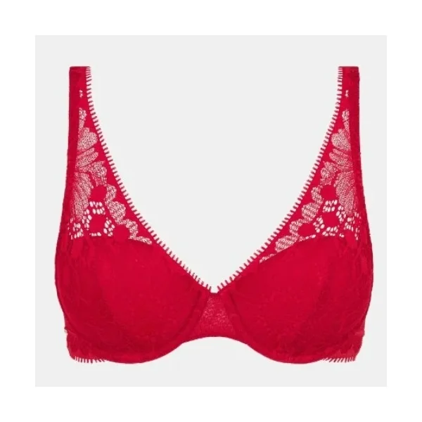 Chantelle Day to Night poppy red soutien-gorge rembourré