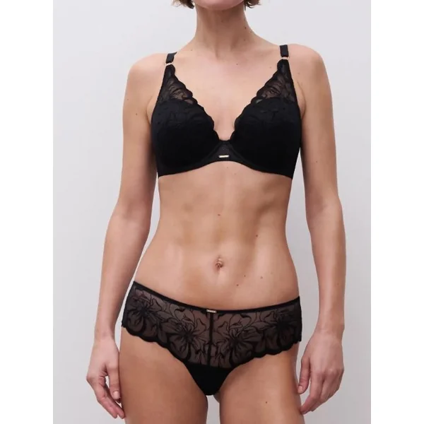 Chantelle Fleurs noir soutien-gorge rembourré