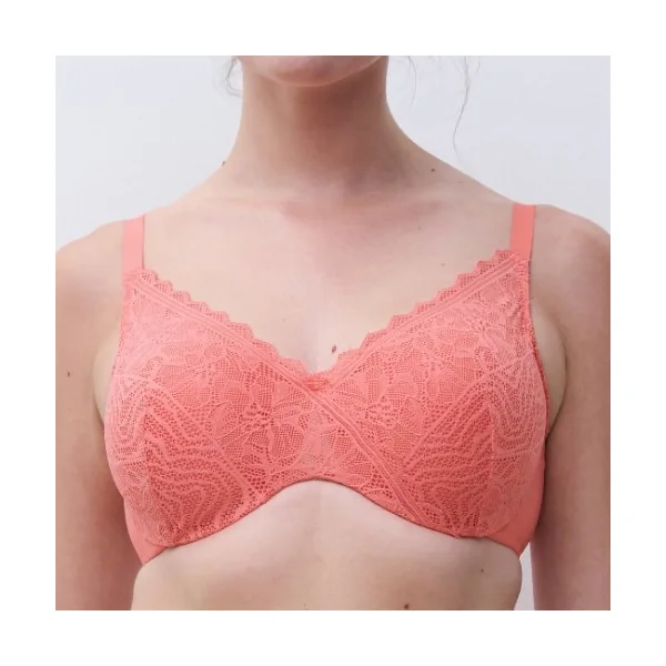 Chantelle Floral Touch corail soutien-gorge rembourré