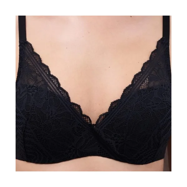 Chantelle Floral Touch noir soutien-gorge rembourré
