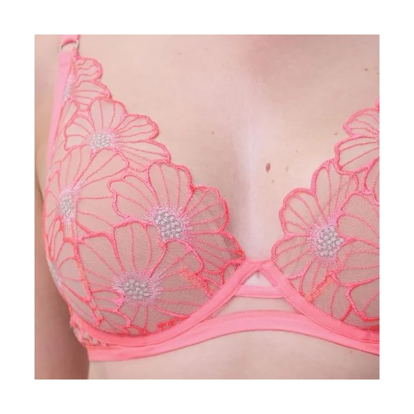 Chantelle Lush rose soutien-gorge rembourré