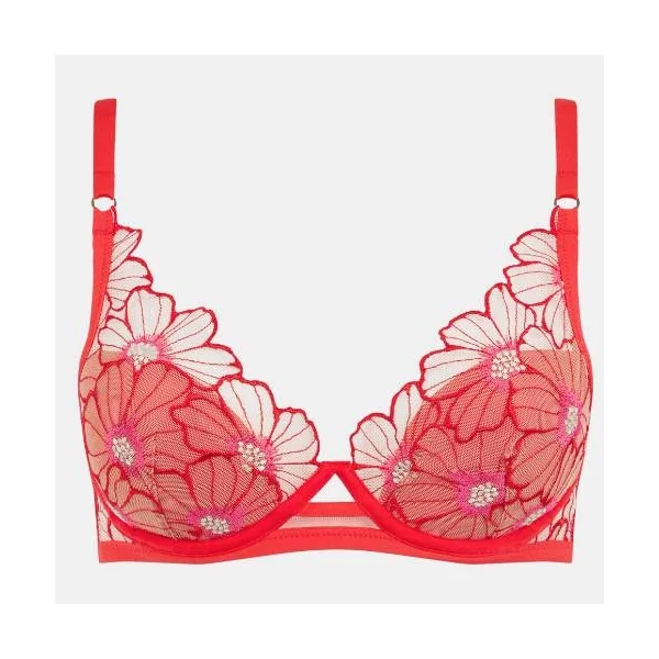 Chantelle Lush rouge soutien-gorge rembourré