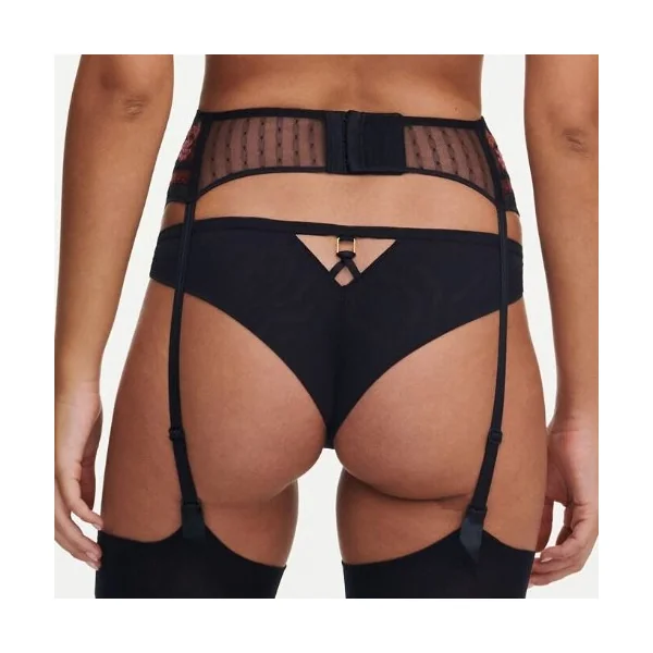 Chantelle New Romance noir jarretelles garter belt