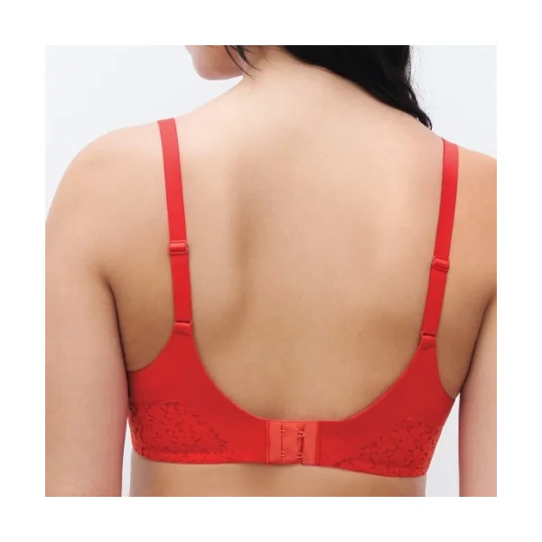 Chantelle Norah rouge soutien-gorge rembourré