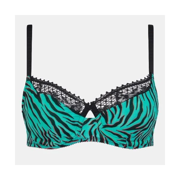 Chantelle Pulse vert/print soutien-gorge rembourré