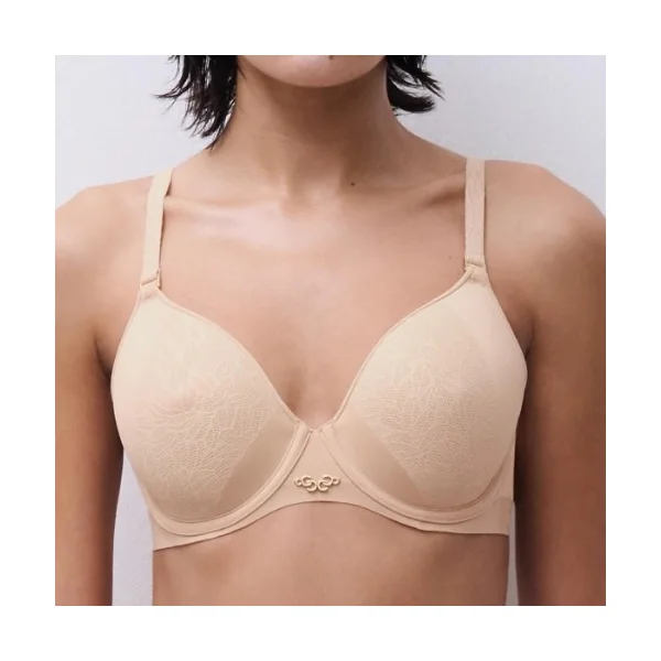 Chantelle Pure Lace beige soutien-gorge rembourré
