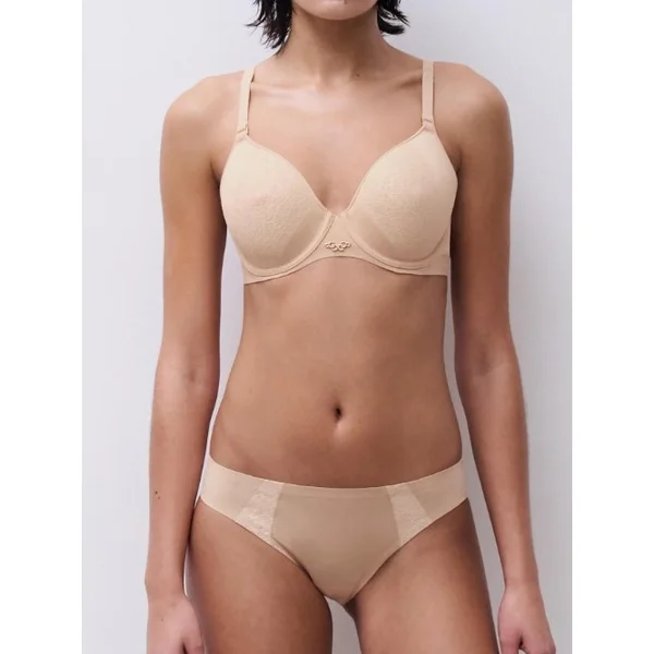 Chantelle Pure Lace beige soutien-gorge rembourré