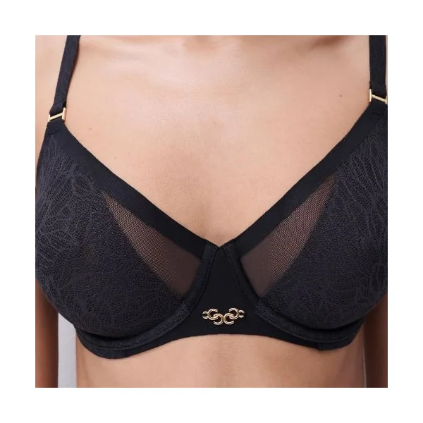 Chantelle Pure Lace noir soutien-gorge rembourré