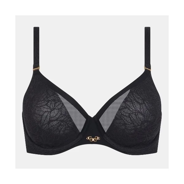 Chantelle Pure Lace noir soutien-gorge rembourré