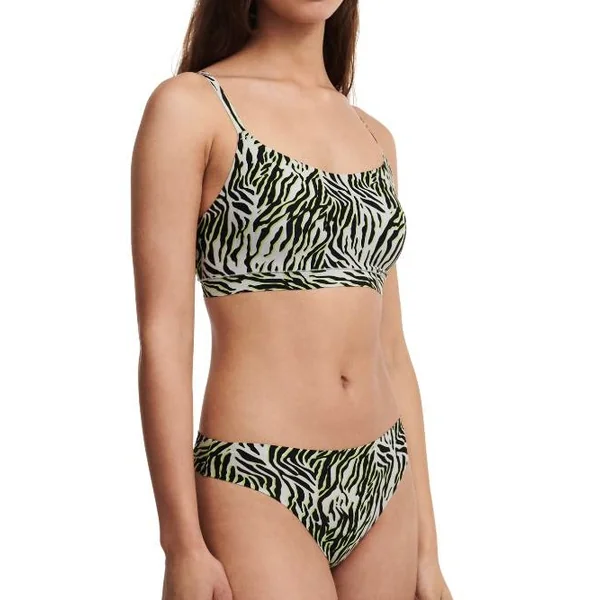 Chantelle SoftStretch blanc/print culotte string