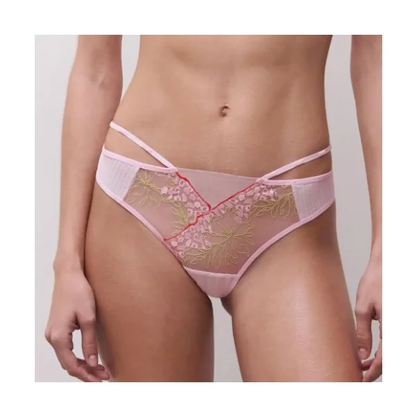 Chantelle Spice rose slip brésilien