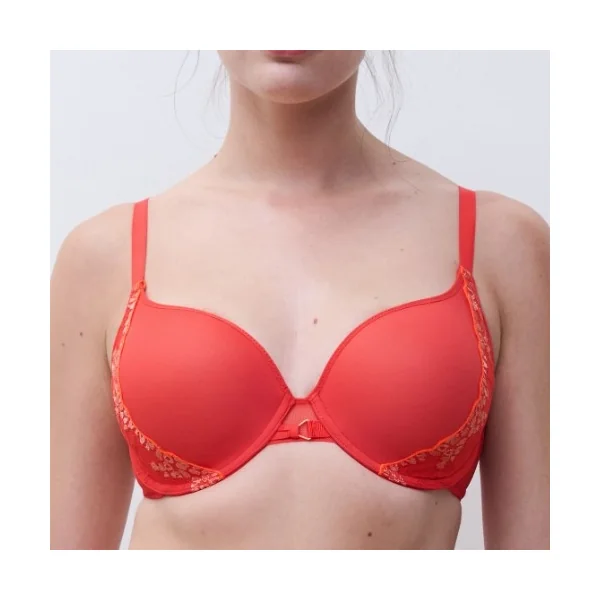 Chantelle Spice rouge soutien-gorge rembourré
