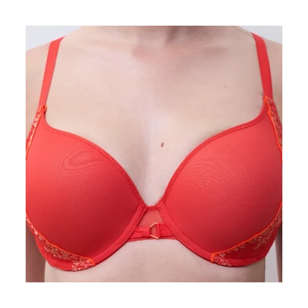 Chantelle Spice rouge soutien-gorge rembourré