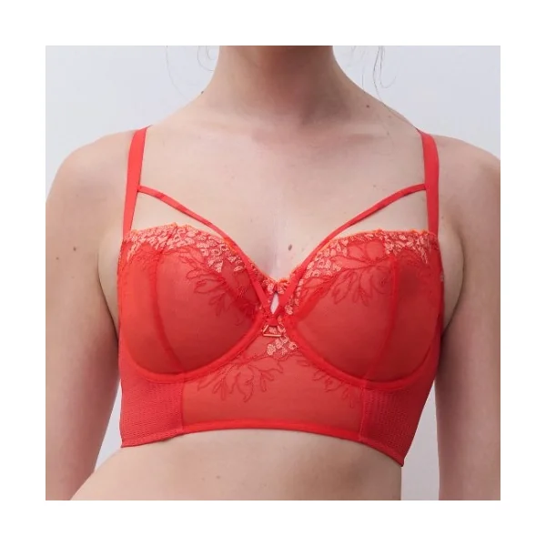 Chantelle Spice rouge soutien-gorge rembourré
