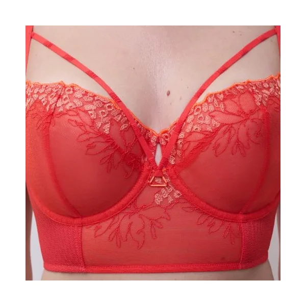 Chantelle Spice rouge soutien-gorge rembourré