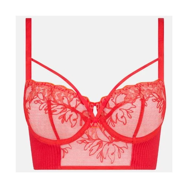 Chantelle Spice rouge soutien-gorge rembourré