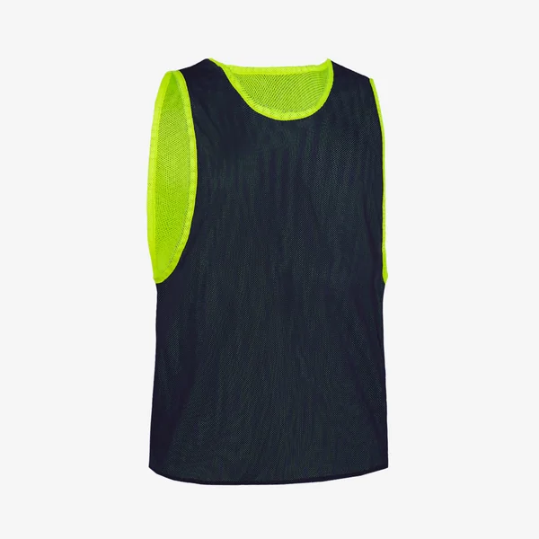 Chasuble adulte réversible jaune bleu