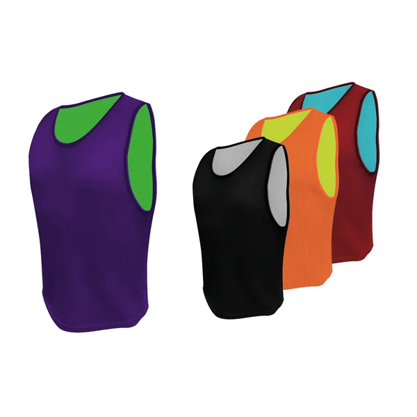 CHASUBLE RÉVERSIBLE JUNIOR ROUGE/BLEUE
