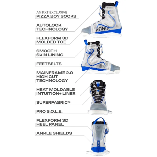 Chausses de wakeboard ronix rxt intuition 2026