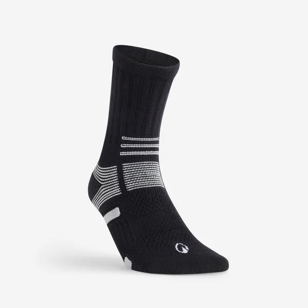 CHAUSSETTES DE SPORT HAUTES ARTENGO RS 560 NOIR GRIS LOT DE 3