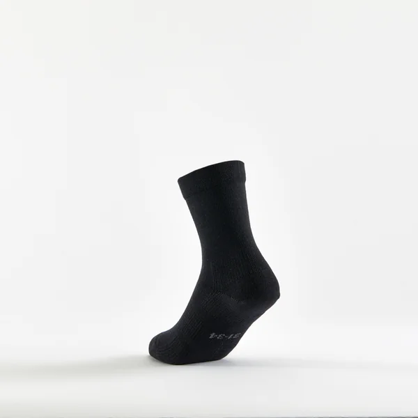 CHAUSSETTES DE SPORT HAUTES ENFANT RS 60 NOIR GRIS LOT DE 3.