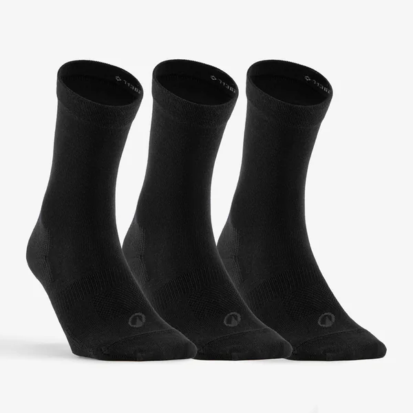 CHAUSSETTES DE SPORT HAUTES RS 160 NOIR LOT DE 3