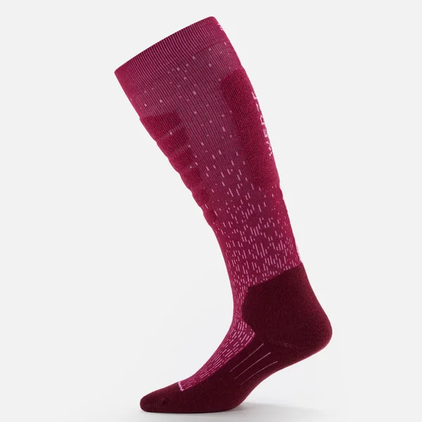 CHAUSSETTES SKI - 100 - JQT - BORDEAUX
