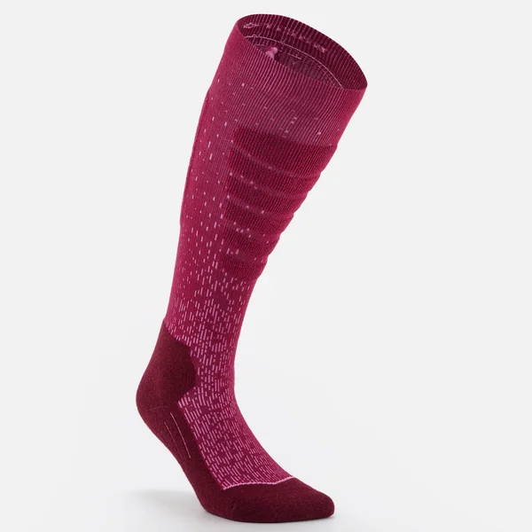 CHAUSSETTES SKI - 100 - JQT - BORDEAUX