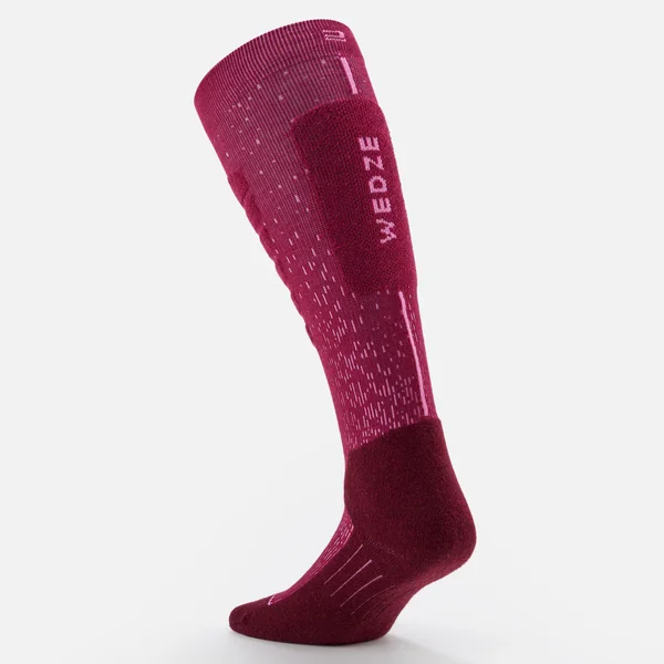 CHAUSSETTES SKI - 100 - JQT - BORDEAUX