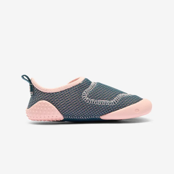 Chausson antidérapant et respirant enfant - bleu/rose