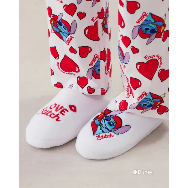 Chaussons en polaire Stitch