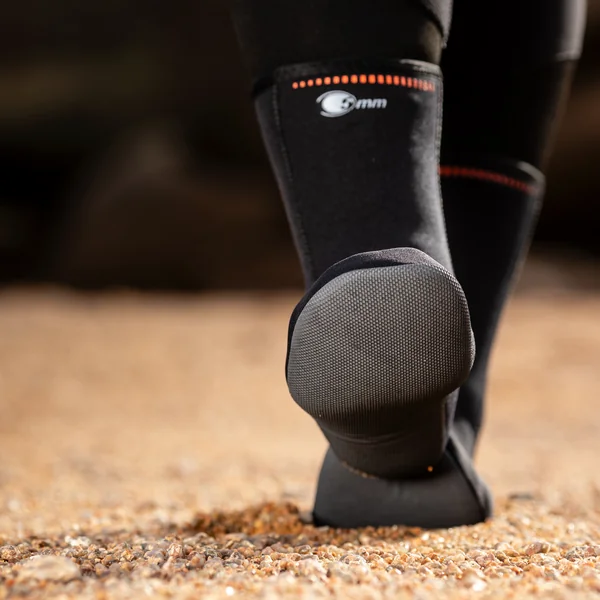 Chaussons plongée avec semelle néoprène 5mm - noir