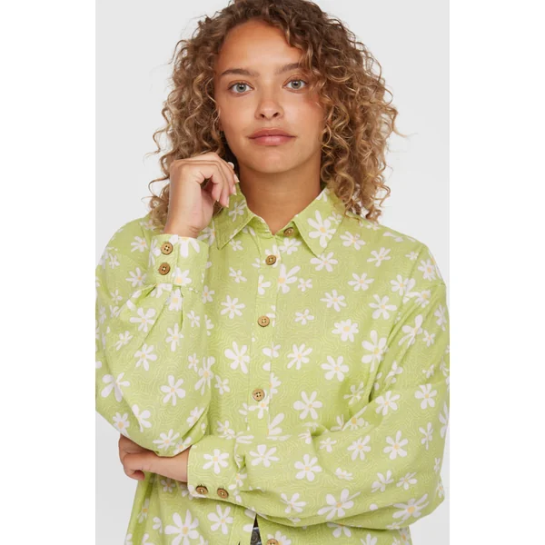 Chemise longue Beach Vintage | Green Daisyline
