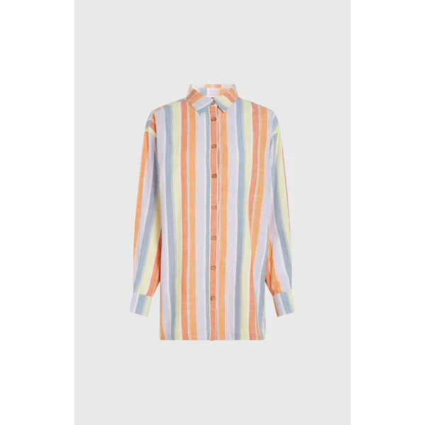 Chemise longue Beach Vintage | Vintage Stripe