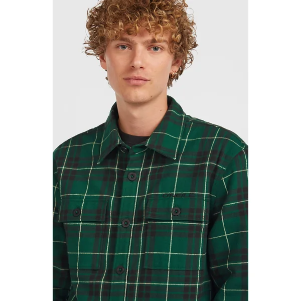Chemise Must-Have doublée en polaire | Green Flannel Check
