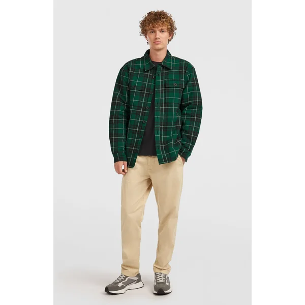 Chemise Must-Have doublée en polaire | Green Flannel Check