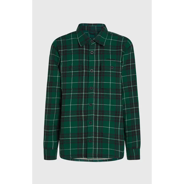 Chemise Must-Have doublée en polaire | Green Flannel Check
