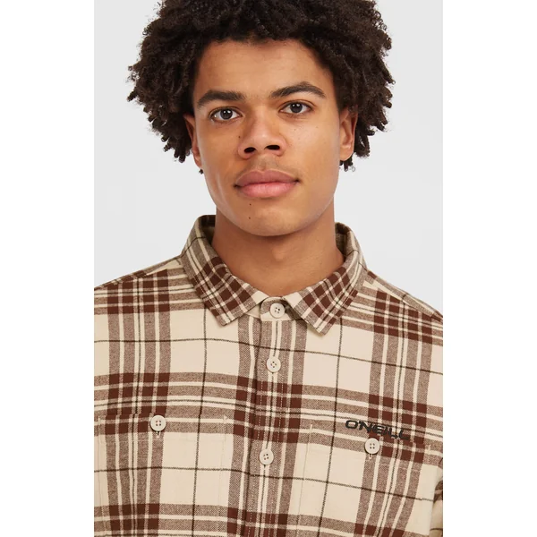 Chemise Must-Have en flanelle | Beige Flannel Check